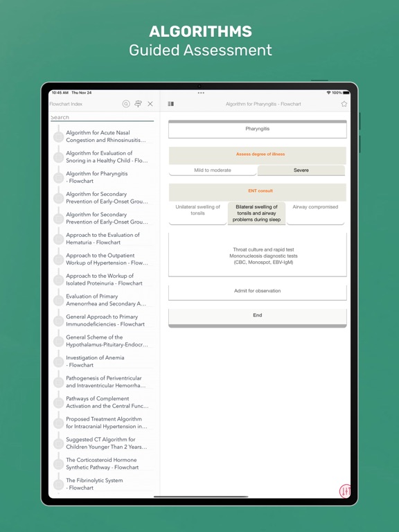 CURRENT Dx Tx Pediatrics iPad screenshot 5 - Medical app