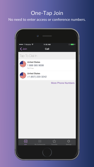 OpenVoice Audio Conferencing Screenshot