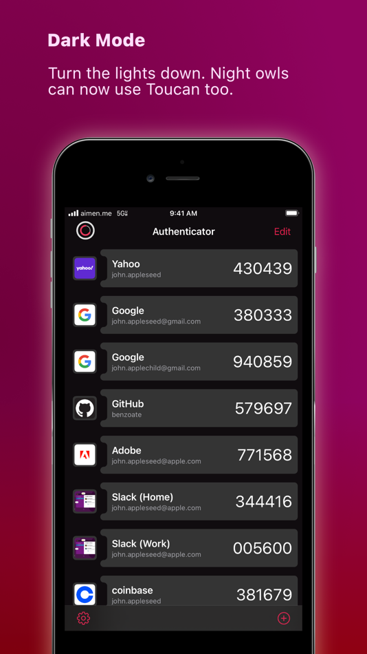 #3. Toucan Authenticator (iOS) 由: Michael Purdy
