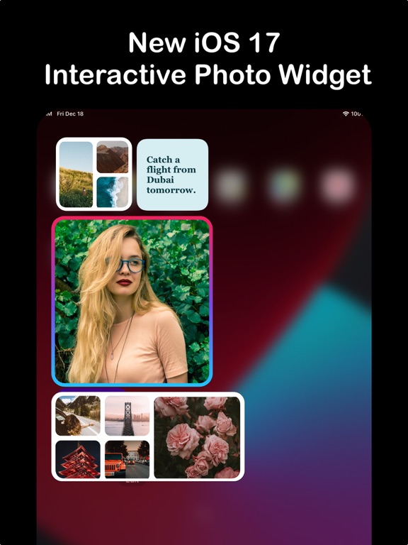 Screenshot #4 pour Photo Widget - Picture Collage