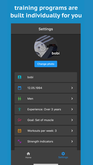Propik home & gym workout plan Screenshot