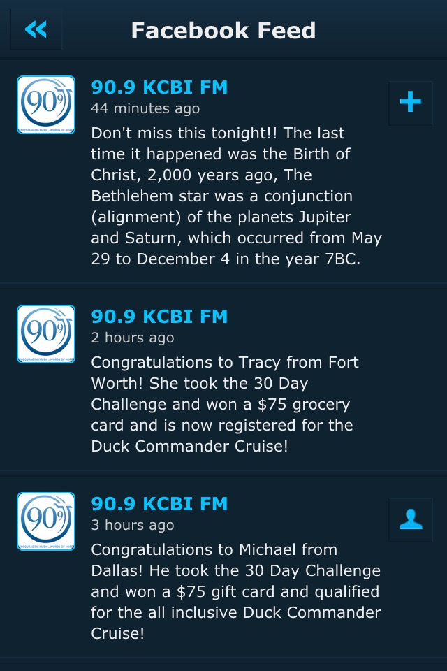 90.9 KCBI screenshot 4