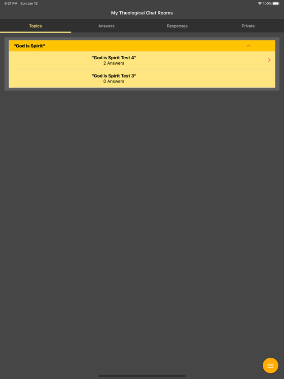 Theological Academy iPad screenshot 5 - Education app