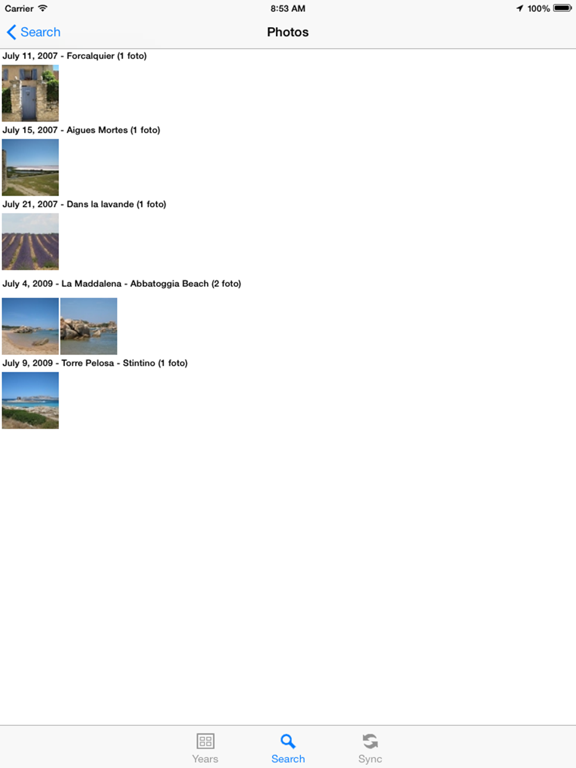 Screenshot #4 pour myPhotoArchive
