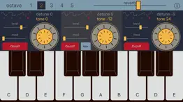 sonic synth : fm synthesizer iphone screenshot 1