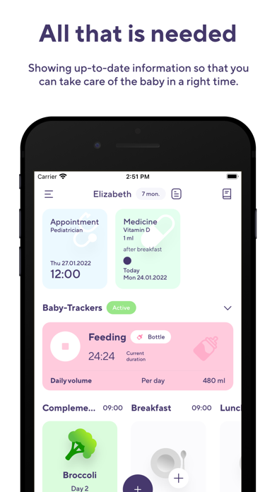 Screenshot #1 pour BabyBear: Baby Tracker