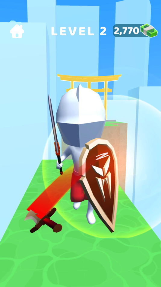 #8. Sword Play! Ninja Slice Runner (iOS) 来自: AI Games FZ