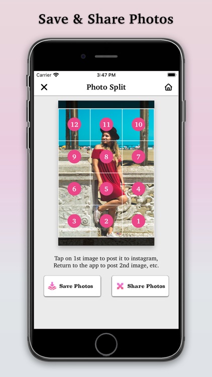 Photo Split - Grid Style Crop screenshot-4