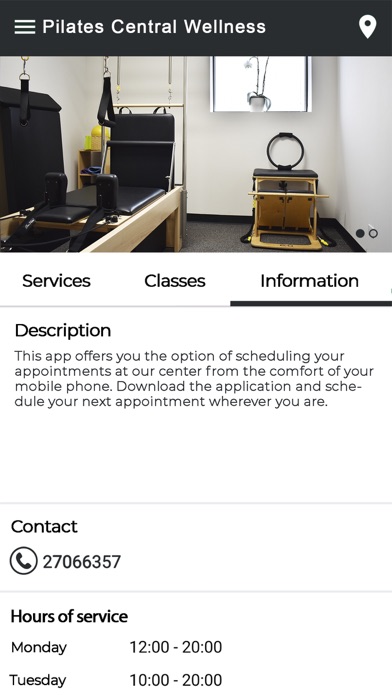 Pilates Central Wellness Screenshot