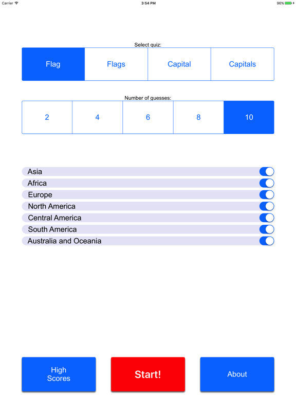 Screenshot #4 pour The Countries, Quiz
