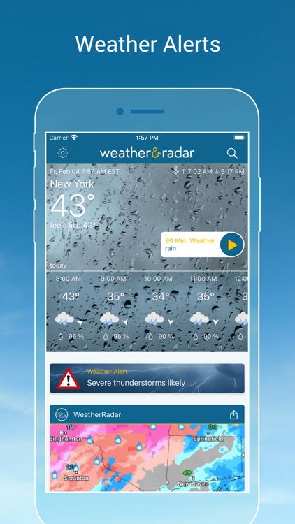 Weather & Radar - Storm alerts screenshot-6