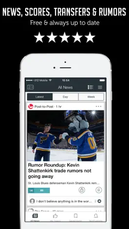 Game screenshot Hockey News, Scores & Videos mod apk