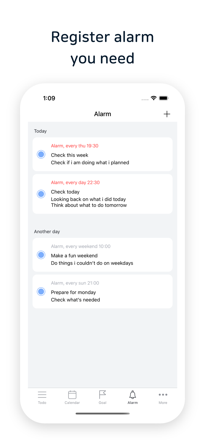 OneMore - Todo list Tasks Goal