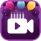 Birthday Video Editor is the app where you can create awesome video from photos with different types of transitions,  video output mode, background and many more and edit your video like trim, add music and add overlays to videos