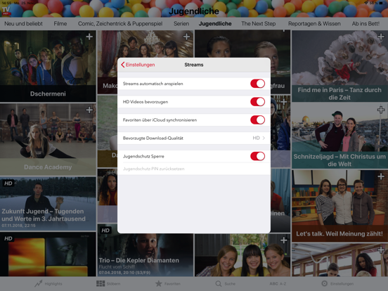 TV Pro Mediathek Kids · iPad screenshot 9 - Entertainment app