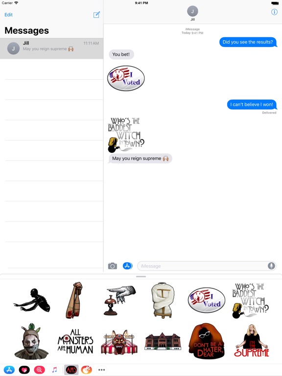 Screenshot #4 for American Horror Story Stickers