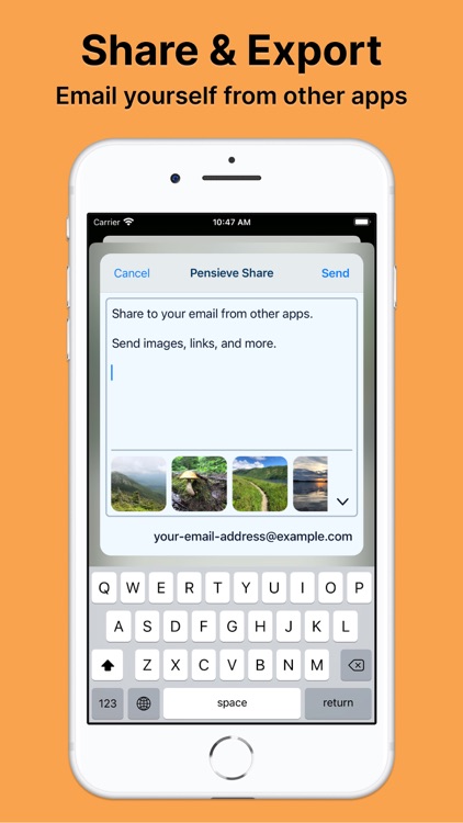 Pensieve: Email Me Notes screenshot-5