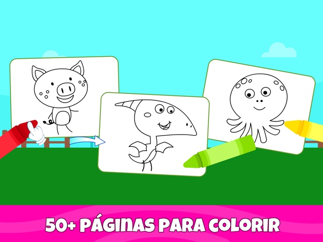 Jogos infantis de colorir 2-6 na App Store