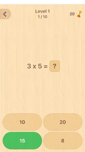 Multiplication table (Math) screenshot 3