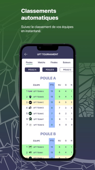 UFT - tournoi & match de foot Screenshot