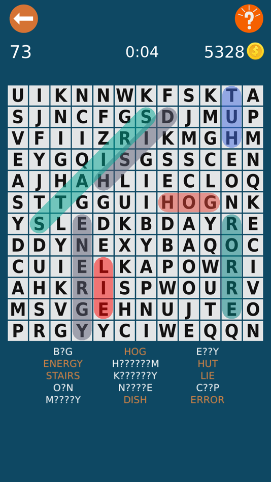 #5. Word Search Word Puzzle (iOS) By: Beata Skubala