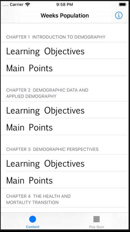 Weeks Population 13th Edition