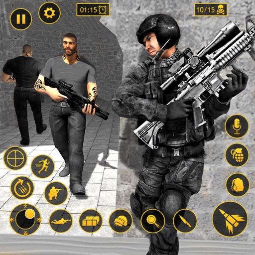 Anti Terrorist Shooting Game iOS App