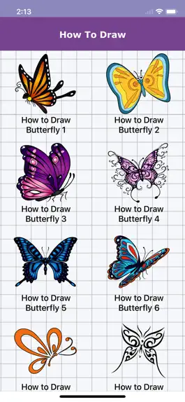 Game screenshot Learn - How to Draw Butterfly mod apk