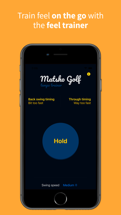 Golf Swing Tempo Trainer Screenshot