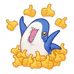 Cute Shark Emoji Funny Sticker App Contact