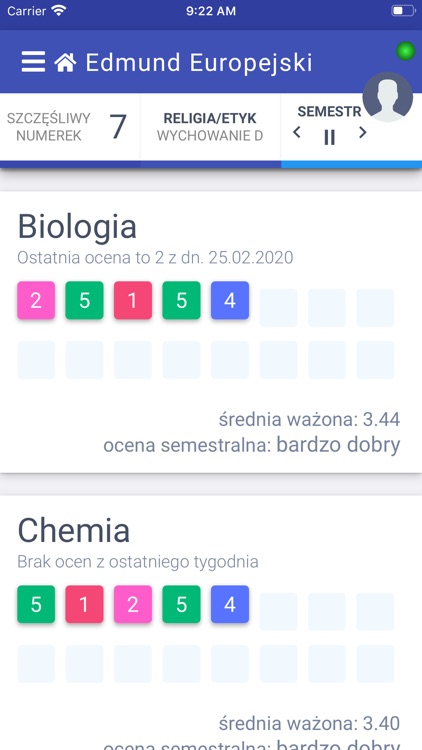 Prymus wyniki ucznia