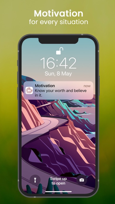 Motivation App - Daily quotes Screenshot