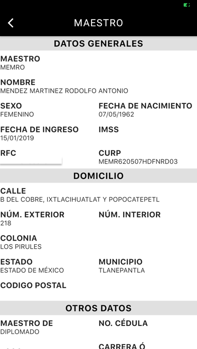 Universidad Regional del Norte Screenshot