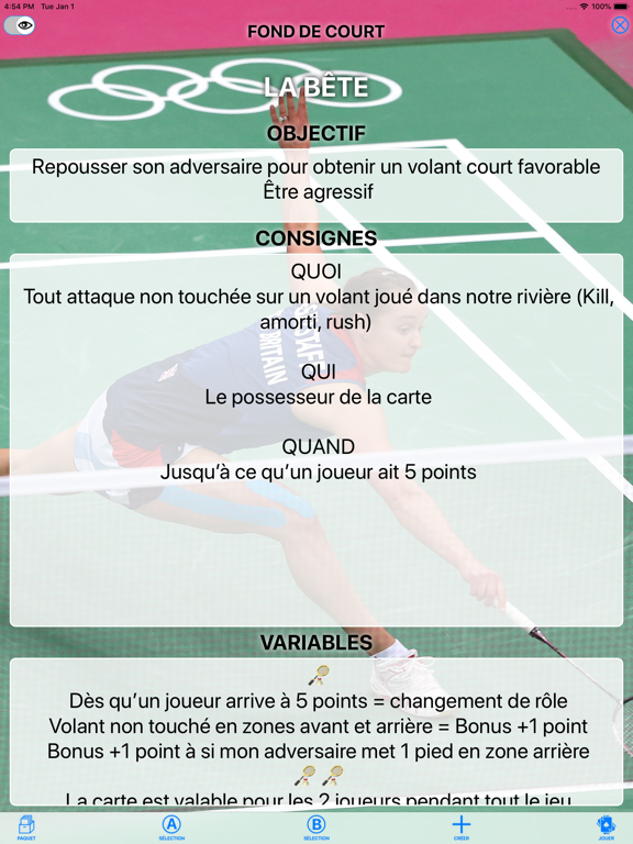 Screenshot #6 pour CartEduc Badminton