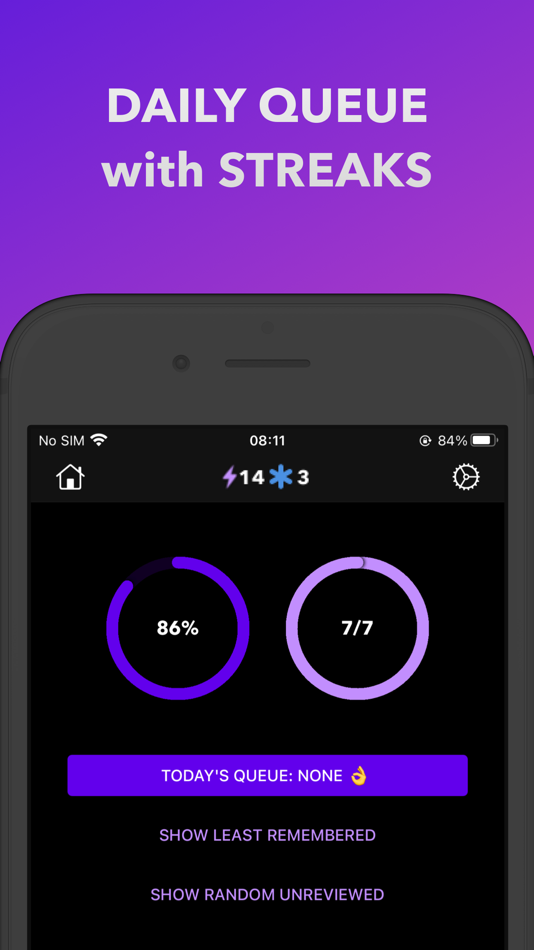 #5. NeuraCache Spaced Repetition (iOS) 由: Marcin Czech