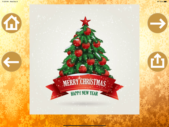 Christmas cards and quotes iPad screenshot 2 - Photo & Video app