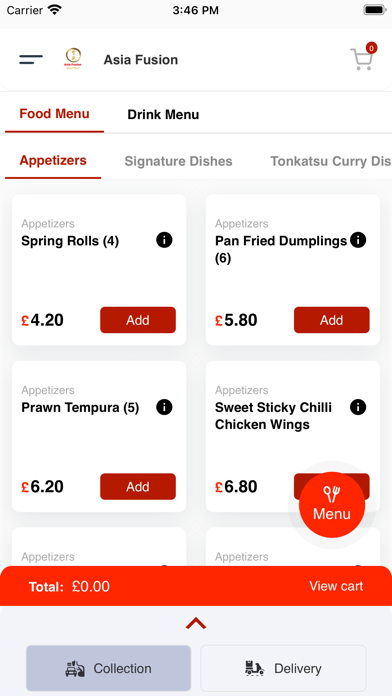 Asia fusion street food Screenshot