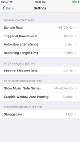Singscope screenshot