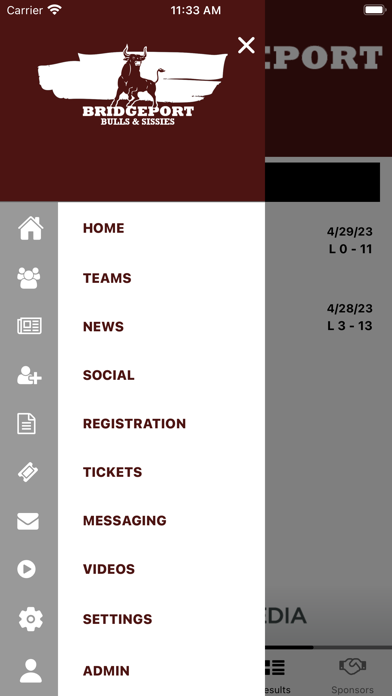 Bridgeport Athletics Screenshot