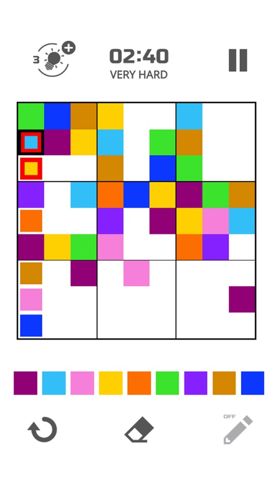 #1. Only 1 color per line (iOS) 由: PLAYTOUCH