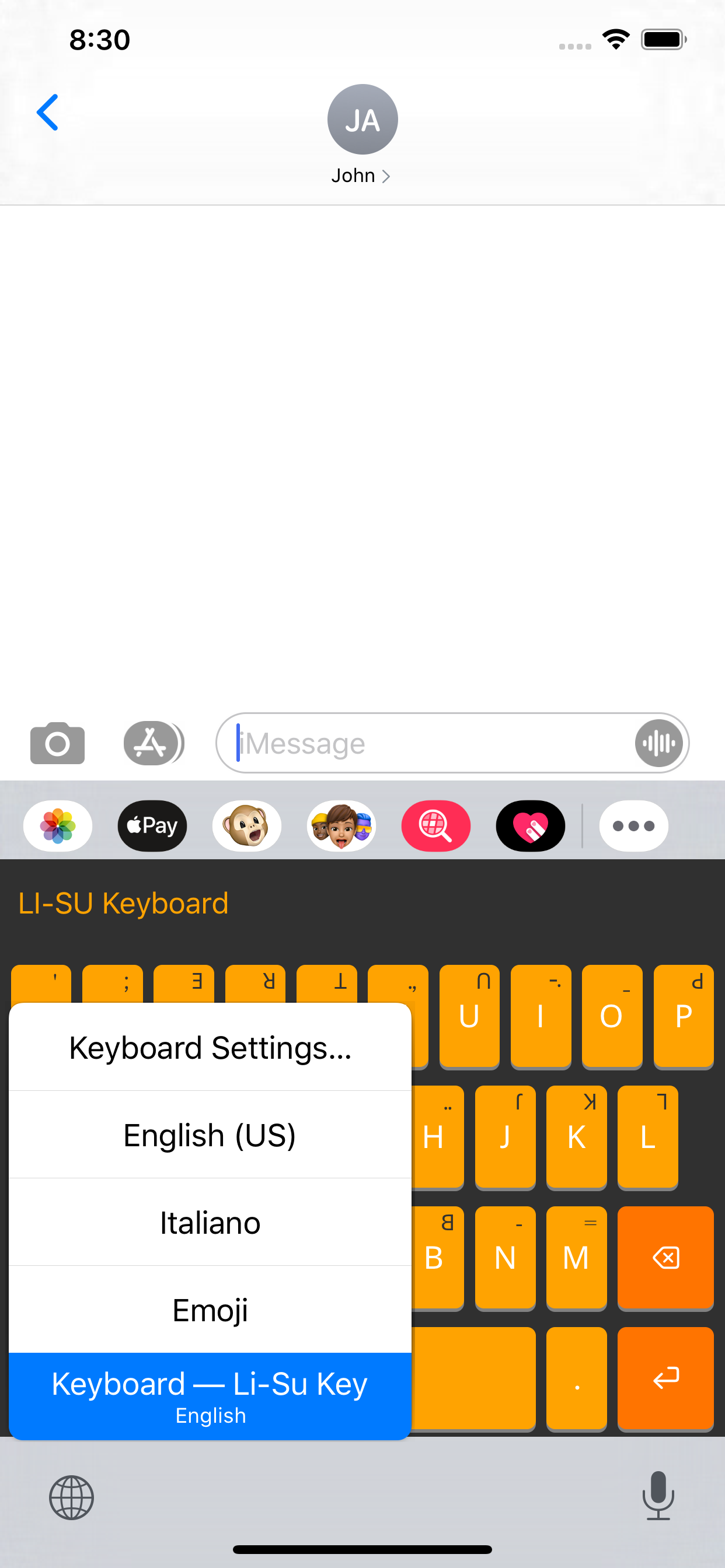 Li-Su Keyboard Plus screenshot 2
