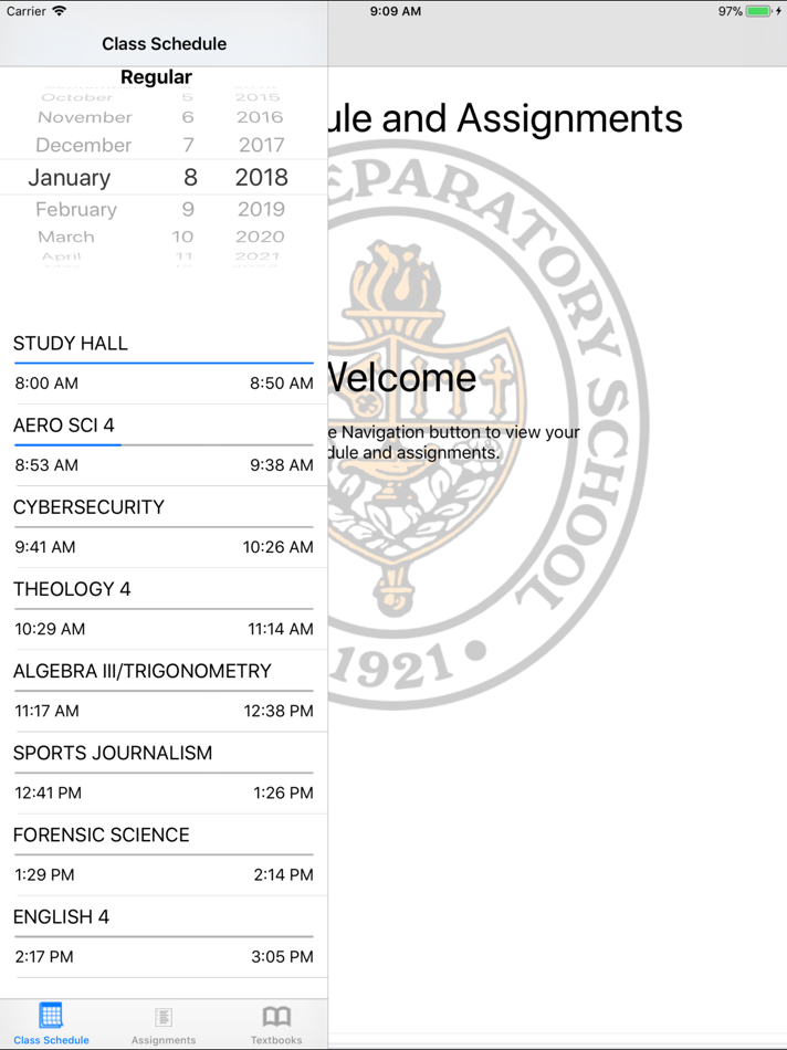 Class Schedule & Assignment (iOS) 由: Erie Catholic Preparatory School Class Schedule & Assignment (iOS) 由: Erie Catholic Preparatory School