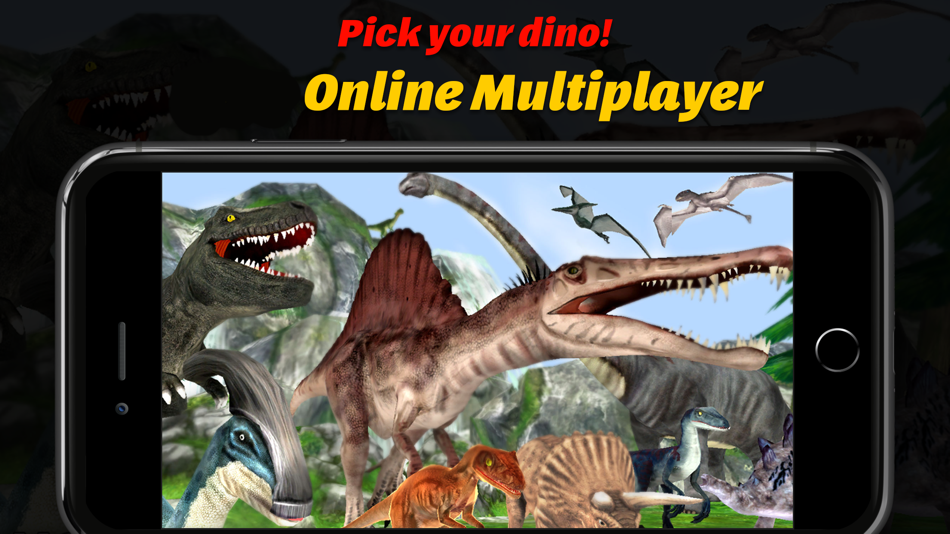 #2. Jurassic Dinosaur Online Sim (iOS) 由: AppForge Inc.
