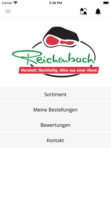 Metzgerei Reichenbach Screenshot