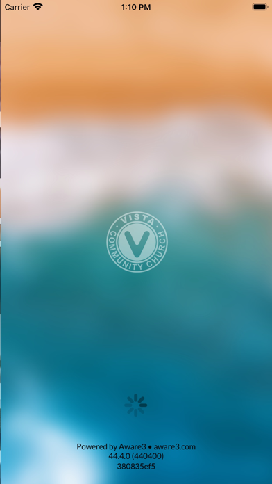 Vista Community Church App Screenshot