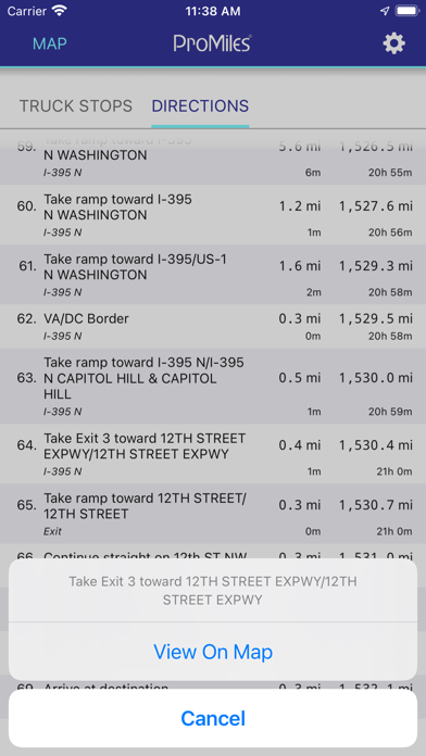 ProMiles Fuel Finder Screenshot