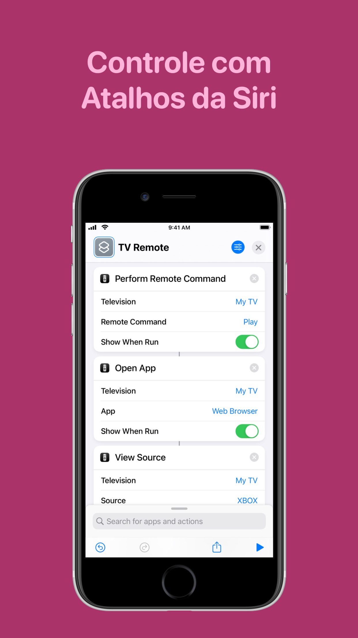 Screenshot do app TV Remote - Controle Remoto