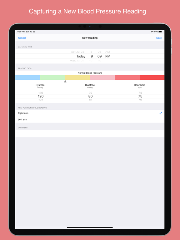 Screenshot #4 pour MyHeart: Blood Pressure Diary