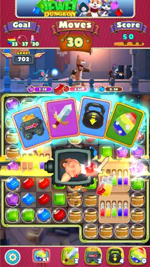 Jewel Dungeon Match 3 screenshot 2