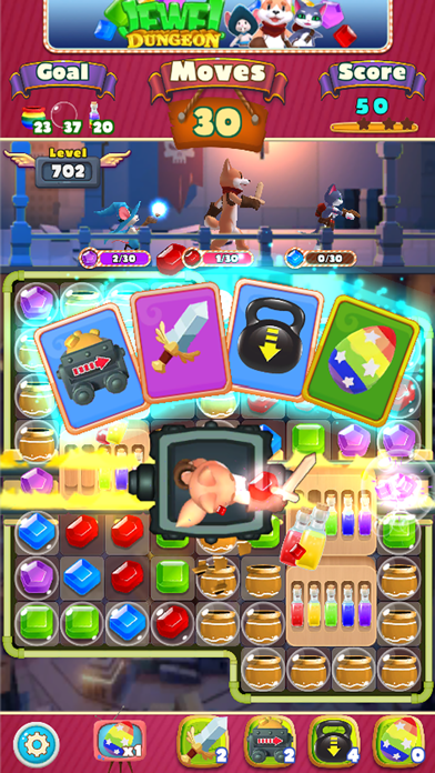 Jewel Dungeon Match 3 Screenshot